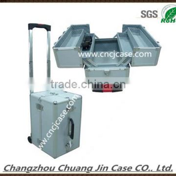quality china trolley case professional aluminum trolley case