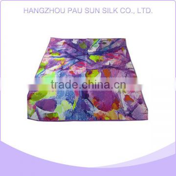 Promotional pure silk scarf wholesale