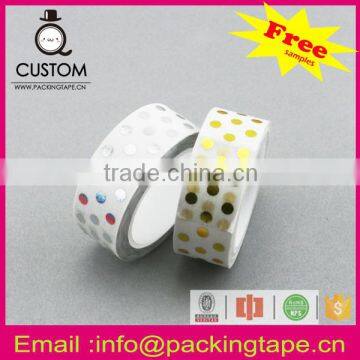 Hot selling hot sale custom printed foil paper tape