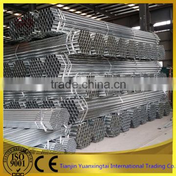 GI HDG Galvanized steel iron tube / pipe from tianjin manufacturer