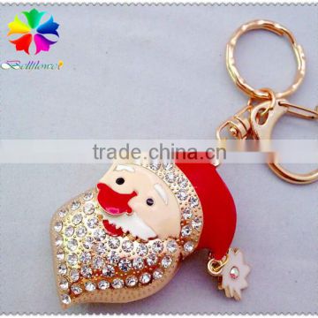 Santa Claus keychain for christmas,happy new year christmas promotion 2016 gift,gift for chritmas pomotional new year christmas