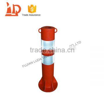 Retractable Bollard Warning T-Top Bollard With Reflective Film