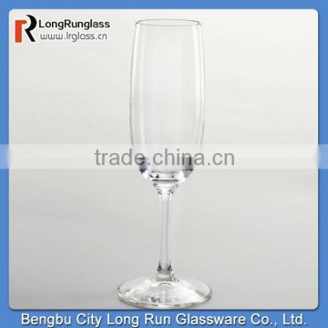 LongRun 6oz China New Products Glass Flutes Set of 6 Elegant Glass Cups