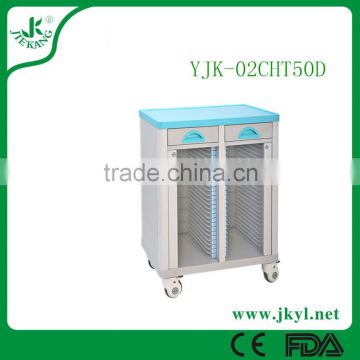 YJK-02CHT50D High quality record medical cart exquisite selection for hot sale .