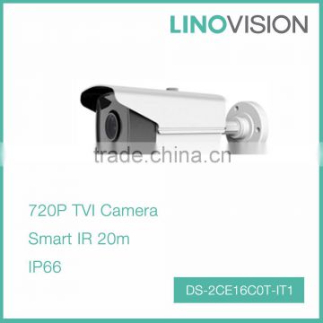 High Performance 720P EXIR Bullet HD TVI Camera with 20m Smart IR