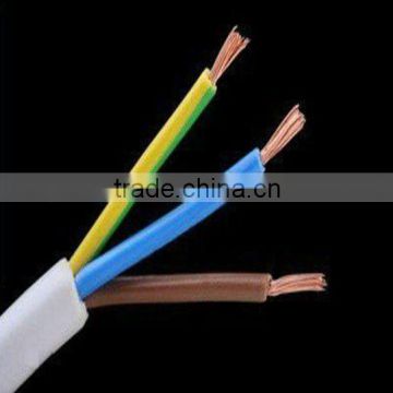 China CCC RVV 3 core flexible electrical cable for home appliance 300/500v