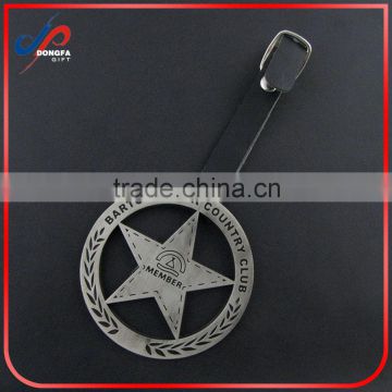 five-pointed star shape gold plating metal medal