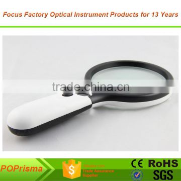 6902B plastic magnifier with 3x75mm 45x22mm lens