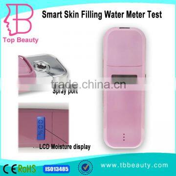 USB Charging Smart nano facial mist sprayer with intelligent instrument of humidity meas for Reducing face fine lines