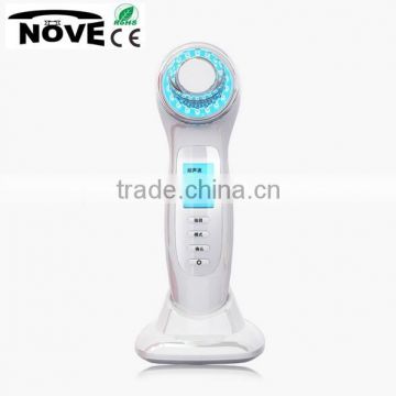 Beauty facial massager with Ion+Ultrasonic