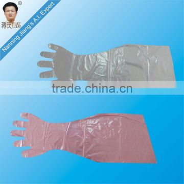 Jiangs plastic disposable hand gloves for livestock breeding