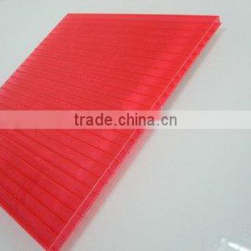 china pc policarbonato hollow sheet for the rofing skylight