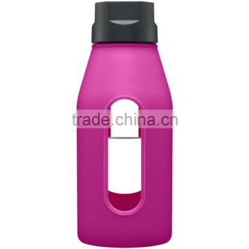Custom made Food Safe Silicone Cover for Glass Water Bottle