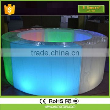 Colorful LED bar counter for sale illuminous bar tableFashionable Modern Furniture Colorful Led Bar Table Club Tables And Chairs