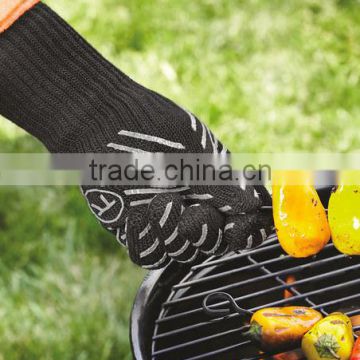 High temperature Aramid heat reistant Grill Glove for Backyard BBQ or Indoor kitchen Baking