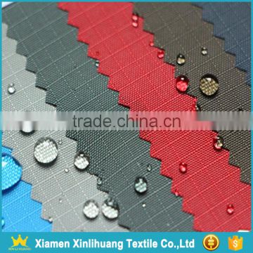 Top Quality Widely Used 210D PU Coated Waterproof 100% Nylon Ripstop Fabric