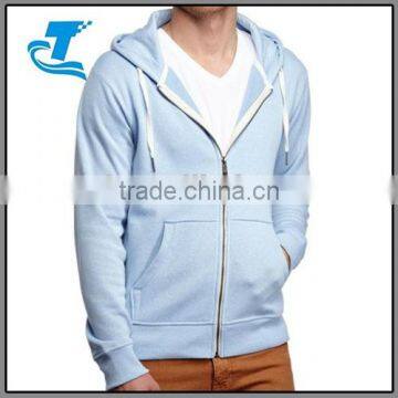 Custom Zipper Up Men Fleece Hooded Jackets