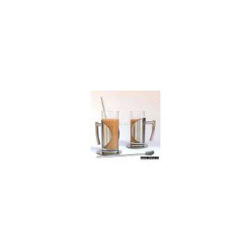 Sell Irish Coffee Cups with Straws and Coasters Set