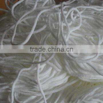 Round elastic earloop with diameter 2.5mm for nonwoven face mask