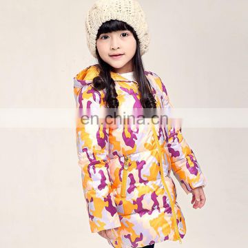 T-GC017 New Look Winter Latest Design Girls coat Camouflage Printing Jacket