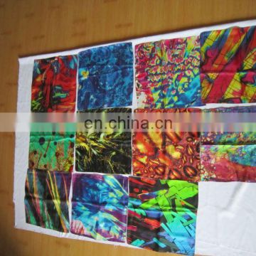 Colorful silk scarf wholesale wisdom flower high-end art cultural pure silk SWS233