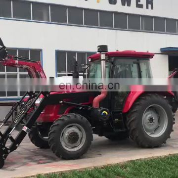 100hp1004 backhoe front and loader chinese farm tractors