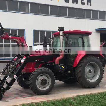 Factory supply 45hp Wholesale farm tractors With front bucket