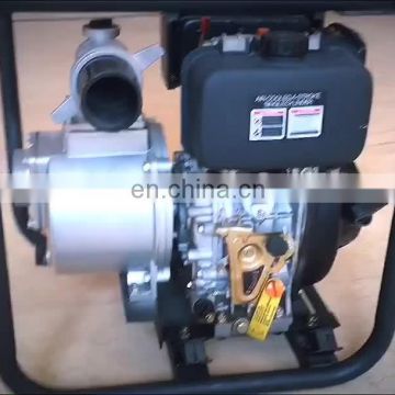 low price 2 inch 4hp diesel water pump with electric start for sale