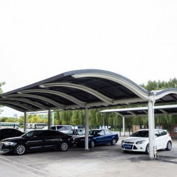 Solar Car Canopy Residential Solar Carport Suitable For Parks