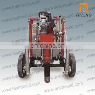 Asphalt And Concrete Pavement Core Drilling Machine with two big wheels