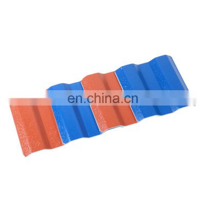 Excellent corrosive resistance performance pvc plastic roofing tiles of South America/upvc plastic roof sheet for farm house