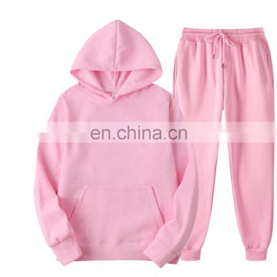 S-5XL Customized LOGO Men's Hooded Pullover Sweater Fashion Large Size Hooded 2 Piece Set Jogger custom suit