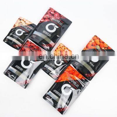 50g 100g 250g 340g 500g Custom printing snack food grade customized Chinese style stand up dry fruit bags