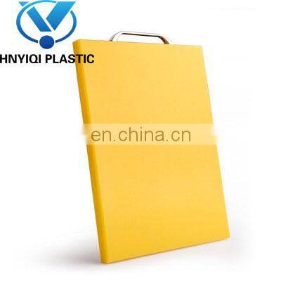 Environmental Protection Food Grade thickened PE Cutting Board with Metal Handle