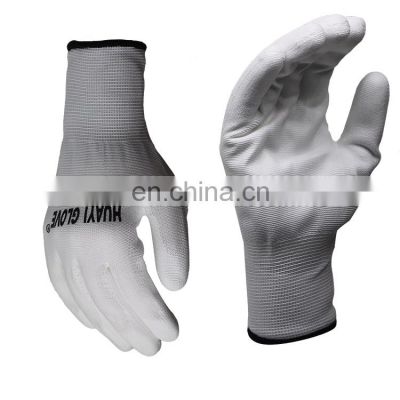 Hot Sale Palm PU Gloves Black ESD PU Palm Fit Gloves Conductive