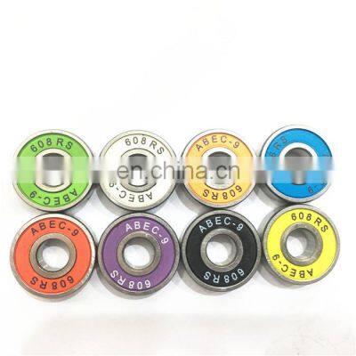 Colorful skateboard 608/627/607 wheel bearing 608/627/607 bearing for skateboard