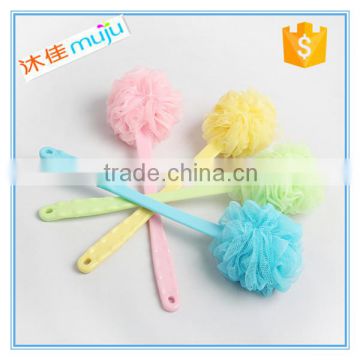 plastic long handle puff mesh bath sponge                        
                                                Quality Choice