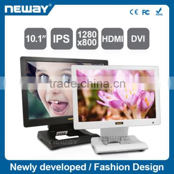 10.1 inch IPS multi function monitor touch panel 1280*800 resolution