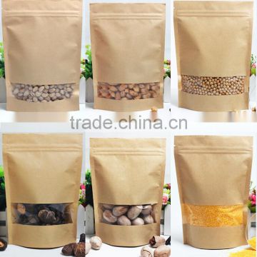 kraft paper bag with clear window manufacture