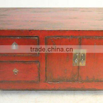 Chinese antique red cabinet