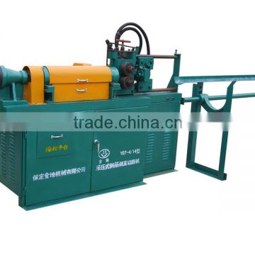 Easy operation hydraulic reinforcing steel bar straightening and cutting machine