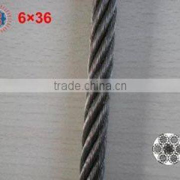 Haulage cable 6*36SW+IWRC