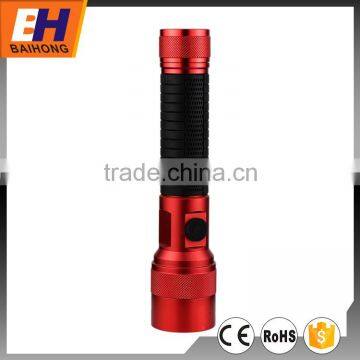 High Power 3W LED Aluminium Flashlight with 2xC Batteries