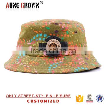 Wholesale Custom Fashion Floral Girl's Bucket Hat