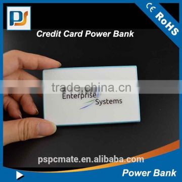 Ultra Slim Credit Card Power Bank With Full Color Printing