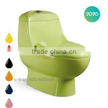 Chaozhou Cheap Siphonic One Piece s-trap sanitary ware toilet T851