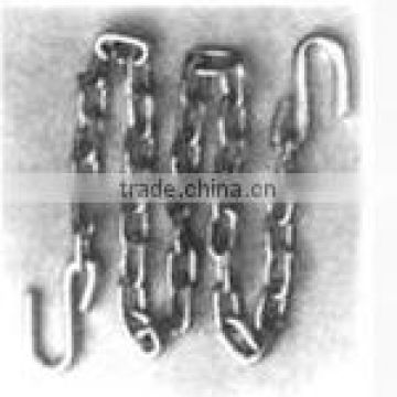 USA standard chain with hooks CHAIN WITH "S" HOOKS ON BOTH ENDS