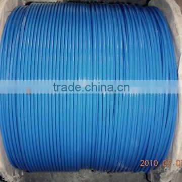 Manufacture for blue pvc Coated Steel Wire Rope/ steel cable