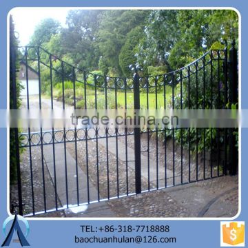 2015 New Designs Durable Lowes Metal Gate/Iron Gate/Steel Gate For Garden Home
