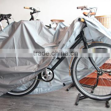 Hot sell promotional silk-screen logo polyester nylon pvc saddle cover bicycle waterproof cover